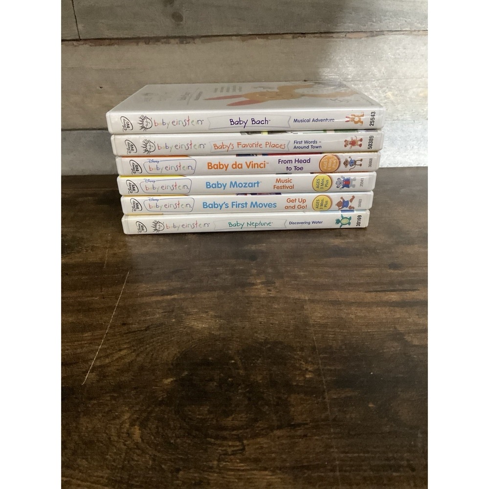Baby Einstein DVD Collection 6 Disc Lot Educational Sensory